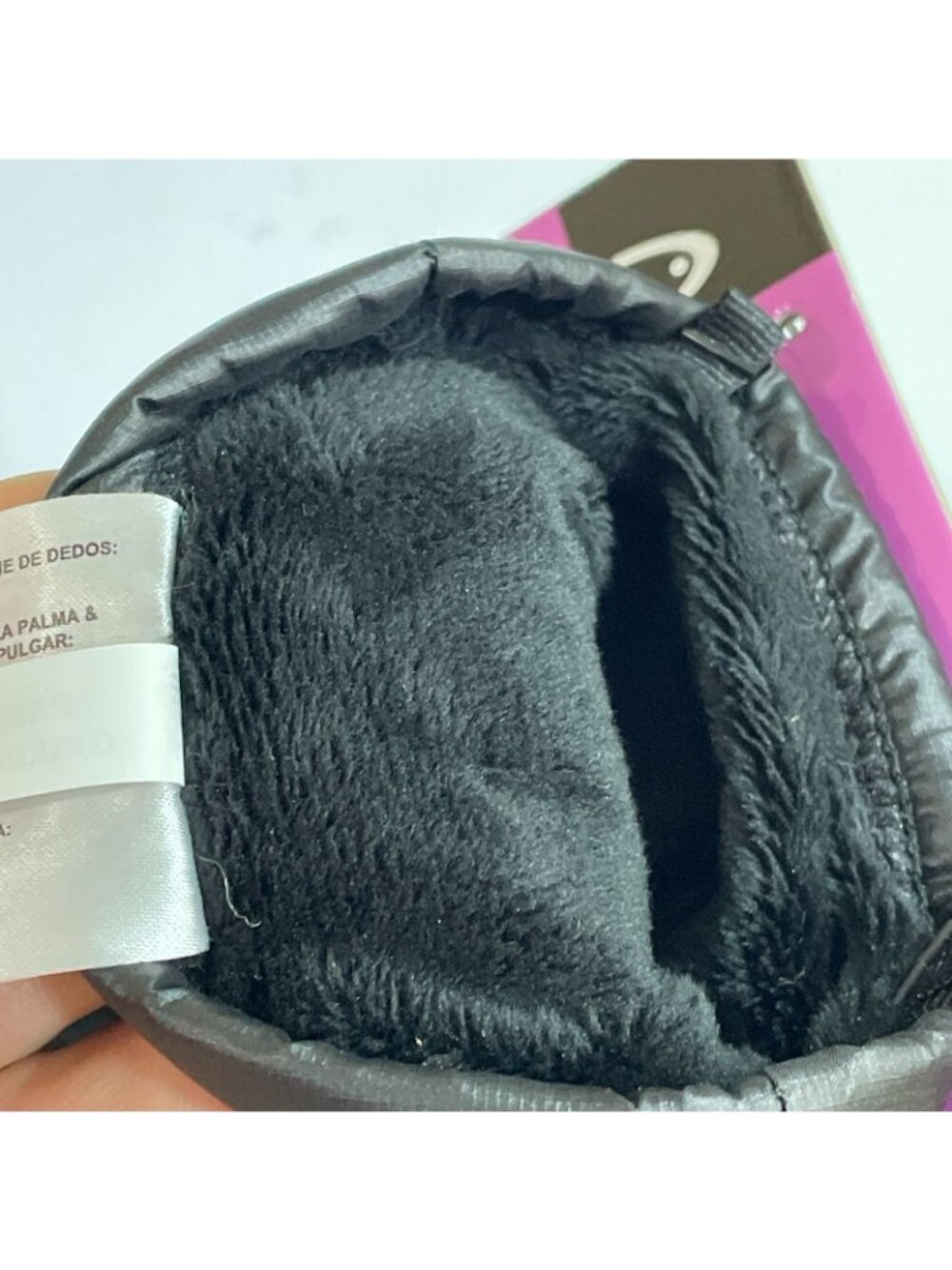 NWT Head Women's S Black Waterproof Hybrid Winter Gloves - Picture 7 of 8